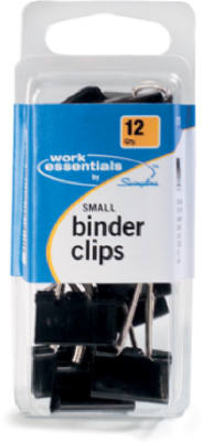 12PK Small Binder Clips