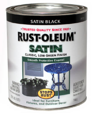 QT BLK Sat BRSH Paint