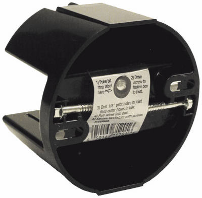 4" Ceil Fan Saddle Box