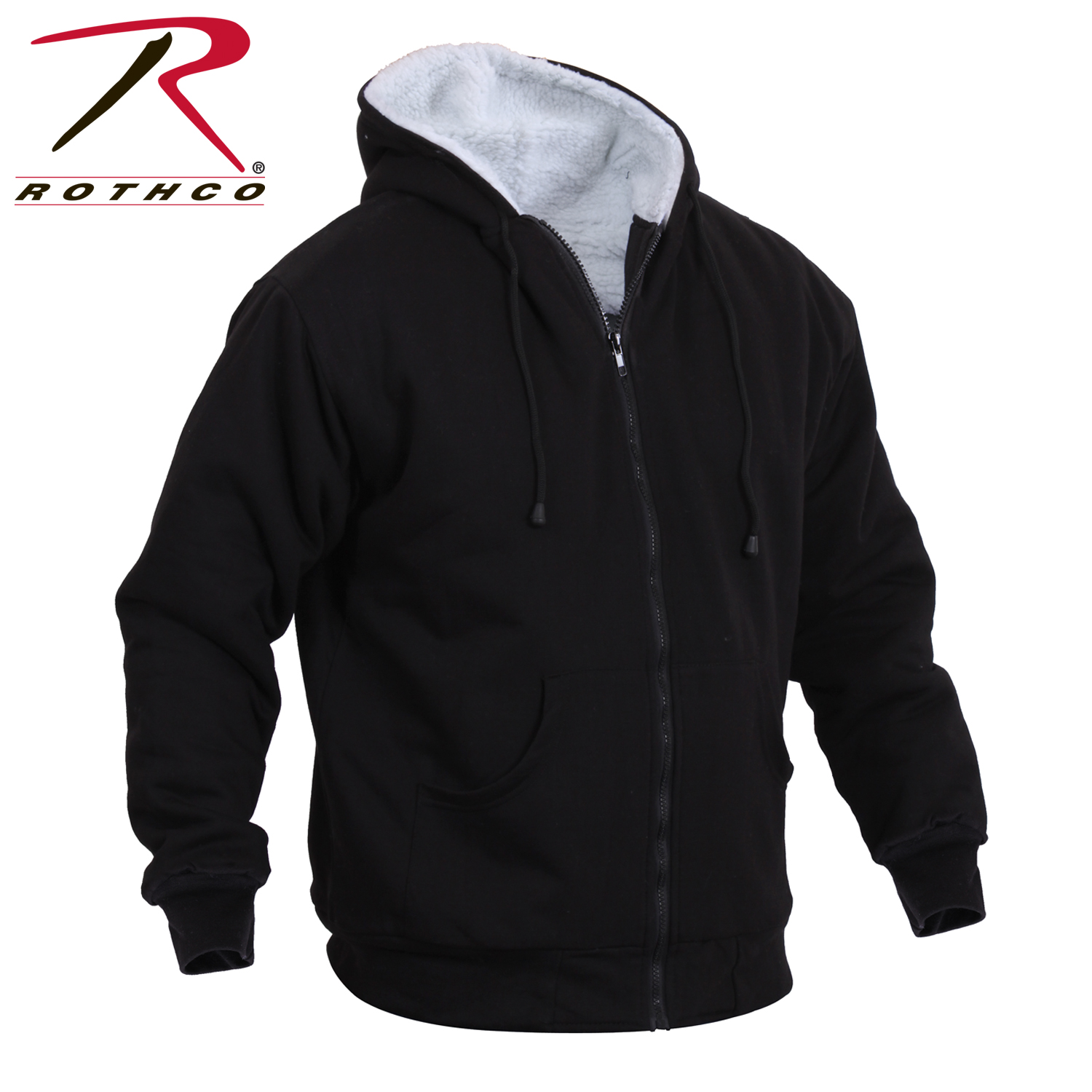 Rothco Heavyweight Sherpa Lined Zippered Sweatshirt