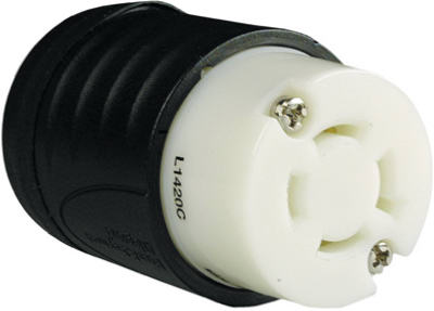 20A 250V BLK Connector