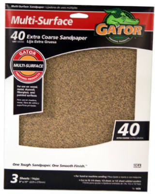 5PK 9x11ASSTD Sandpaper