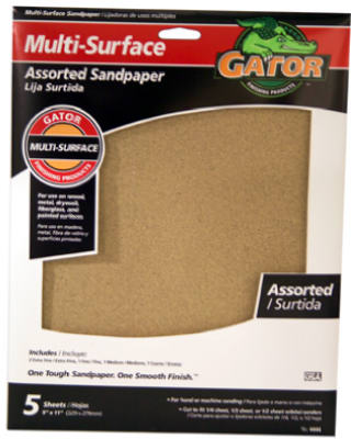 5PK 9x11 320G Sandpaper