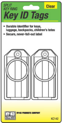 2PK Key Tag/Split Ring