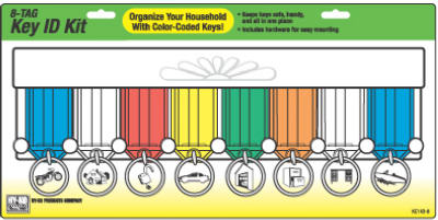 8 Key Tag Rack