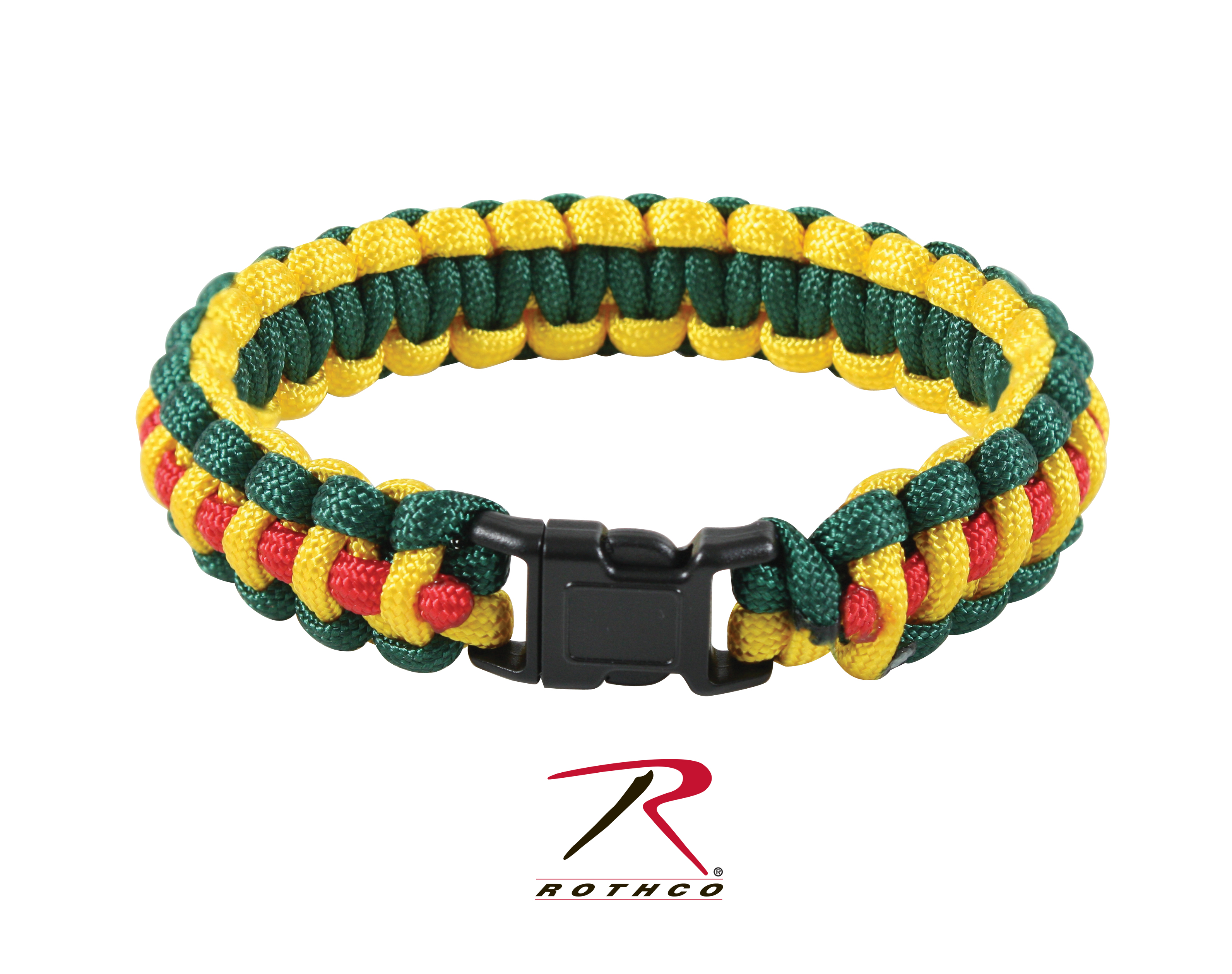 Rothco Multi-Colored Paracord Bracelet