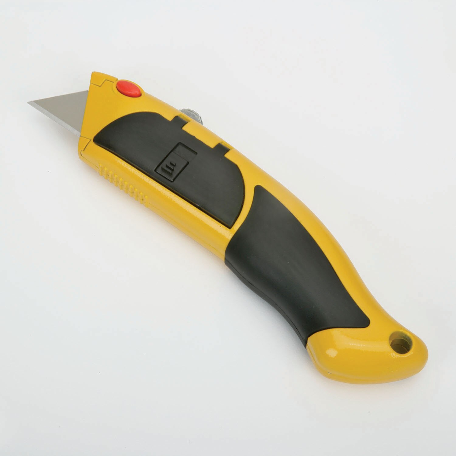 Utility Knife, Retractable, Cushion Grip, Ergonomic, Heavy Duty, 2 pt  Blade