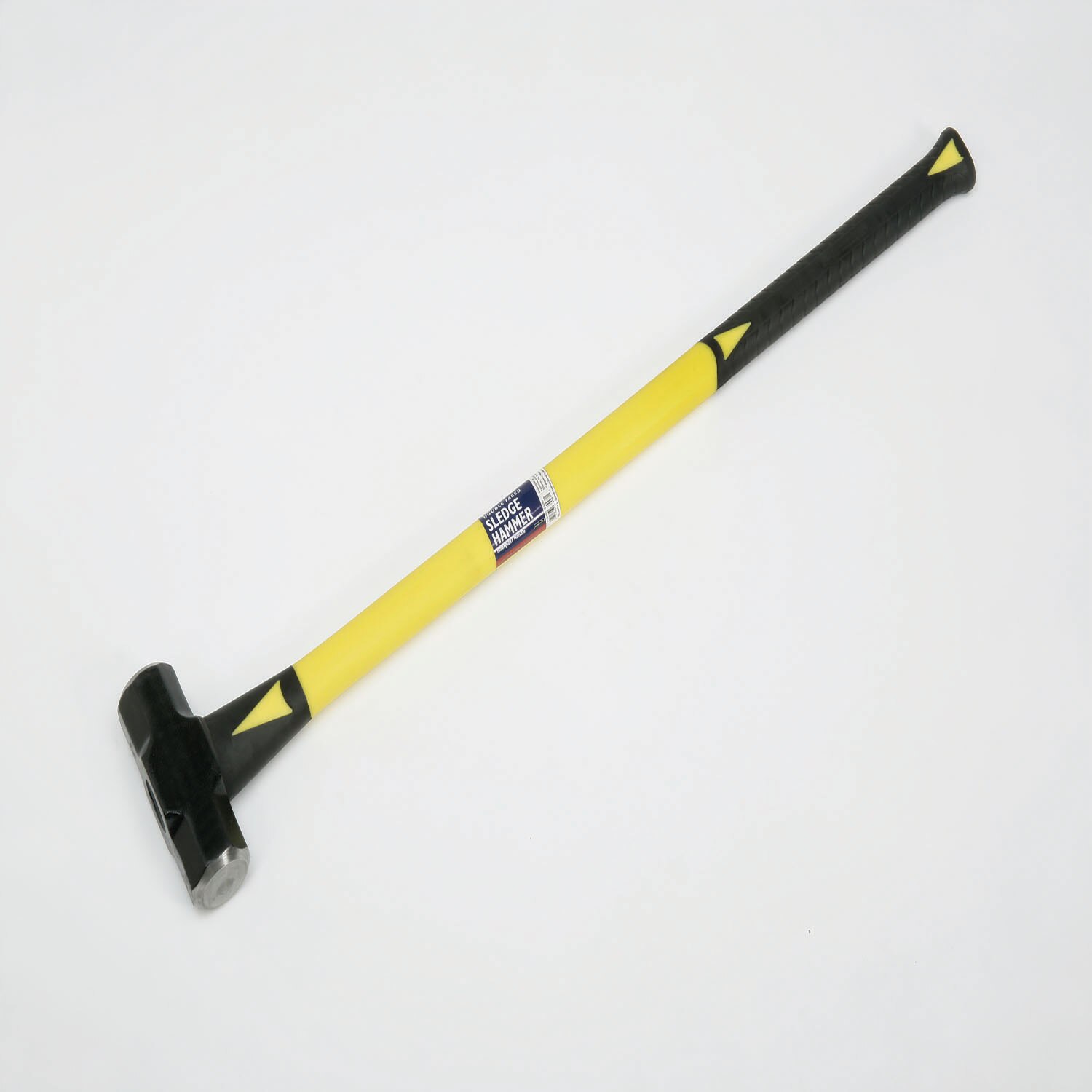 Hammer - 6 lb, Sledge, Double-Faced, 32" Fiberglass Handle, Cushioned Grip