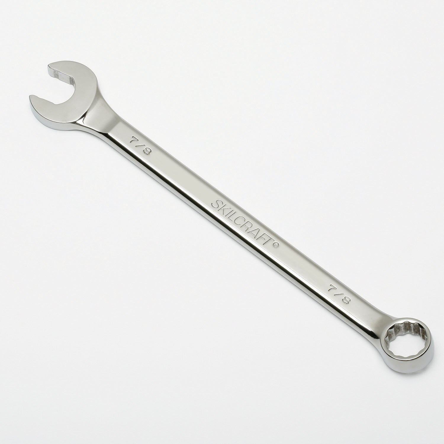 Wrench, Combination, Chrome, 12 Pt, 7/8"