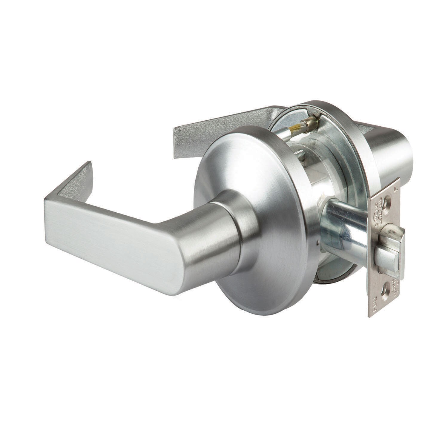 Lockset, Cylindrical, Exit Function, Philadelphia-style Lever