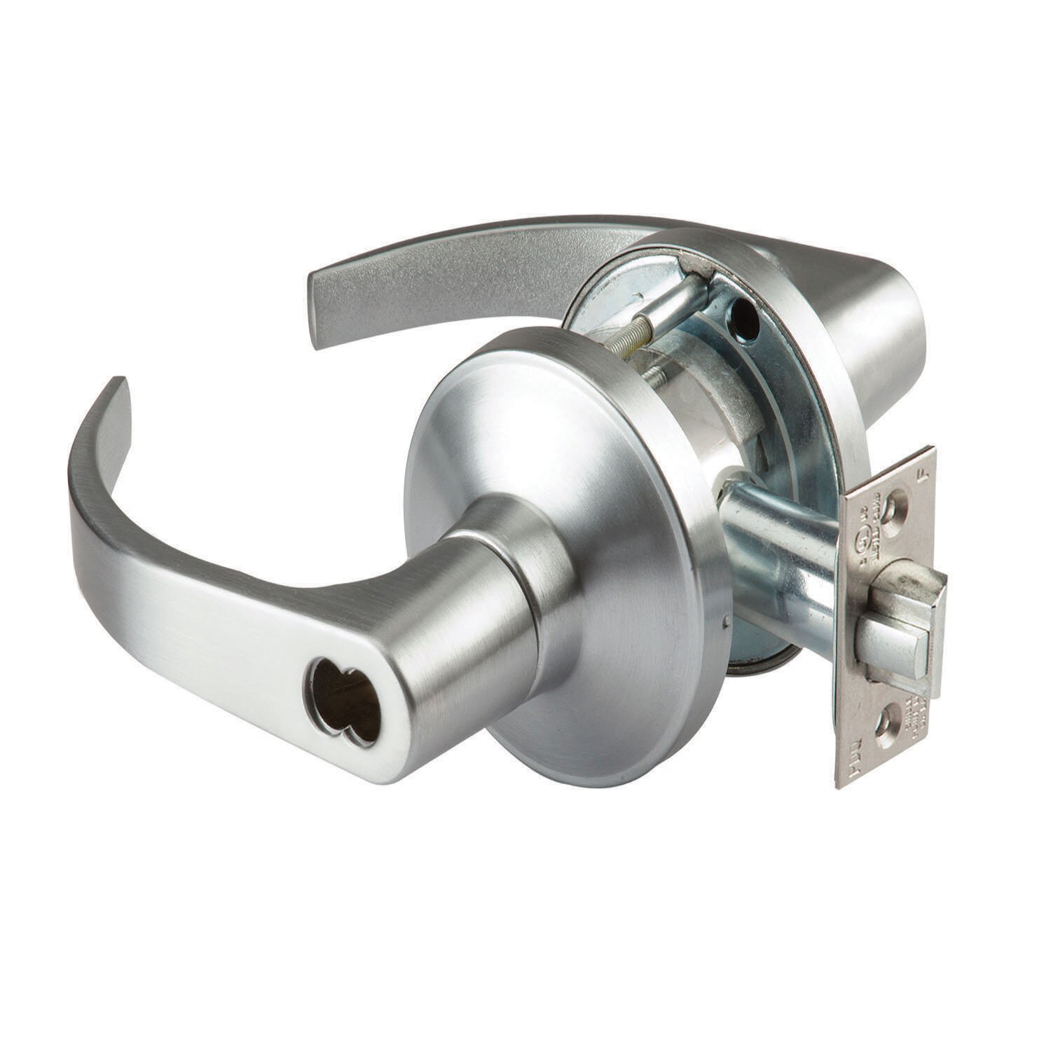 Lockset, Cylindrical, Privacy Function, Boston-style Lever