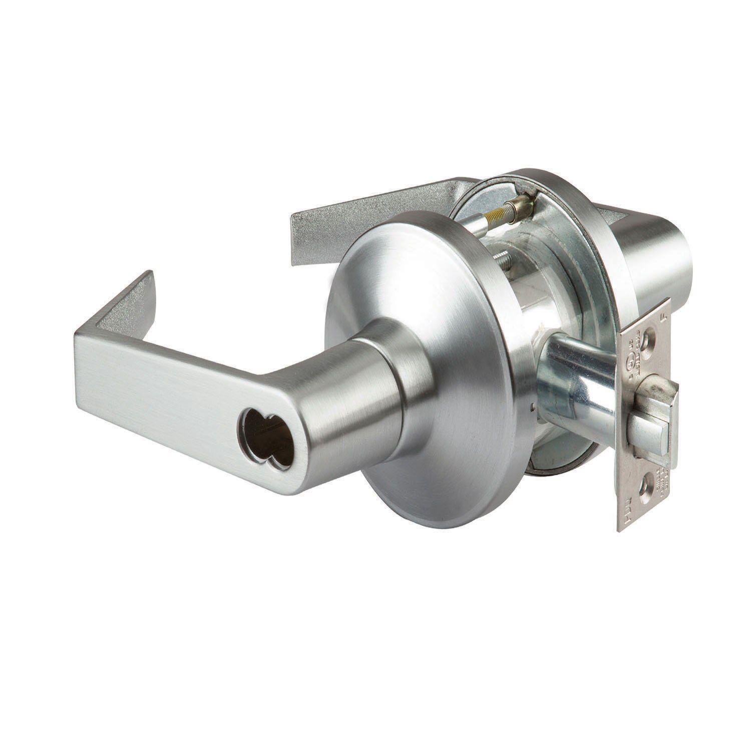 Lockset, Cylindrical, Vestibule/Classroom/Security, Boston-style Lever, Large Interchangeable Core