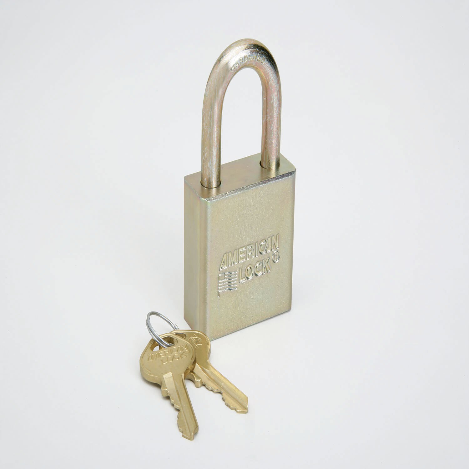 Padlock, Solid Case, 1.75" Wide Steel, Keyed Differently, No Chain, EA