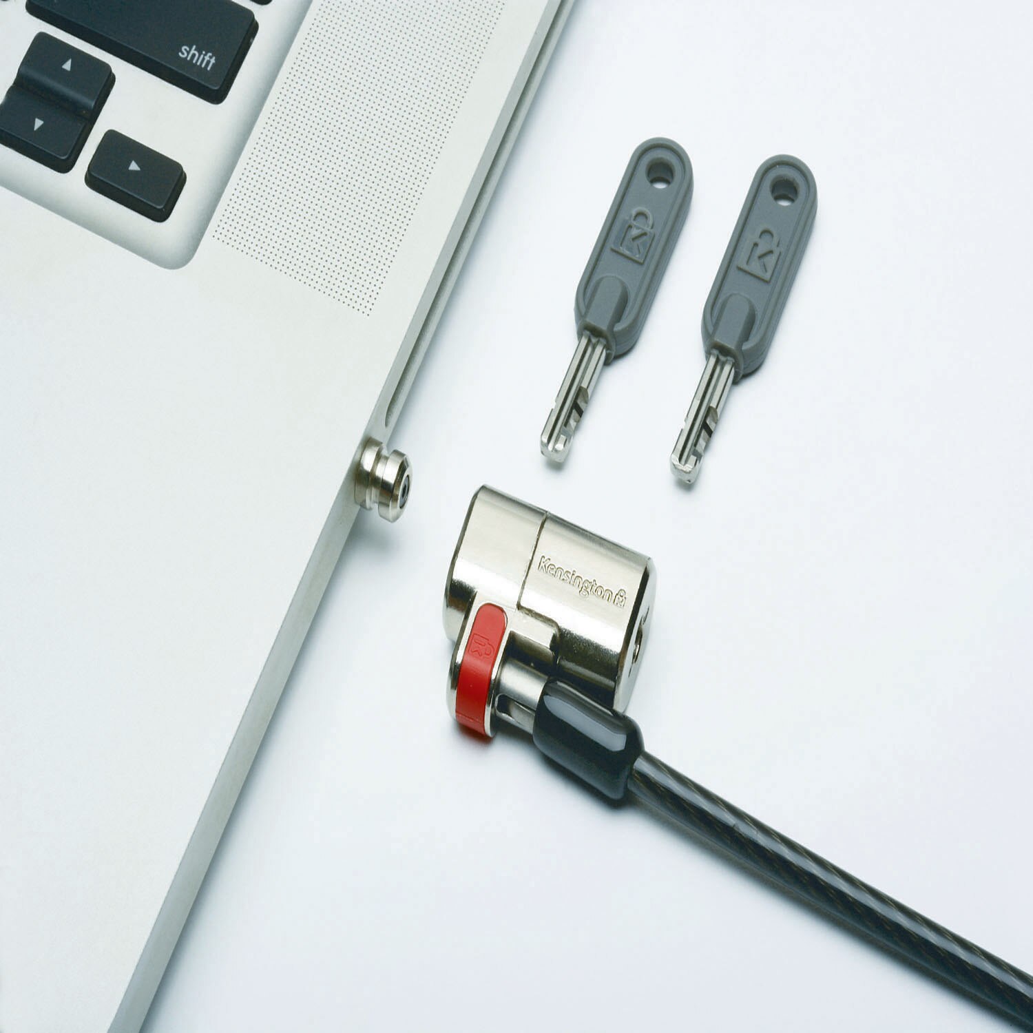 Desktop/Notebook Security Cable,  Master-Keyed Lock Kit, 10 Lock Kits
