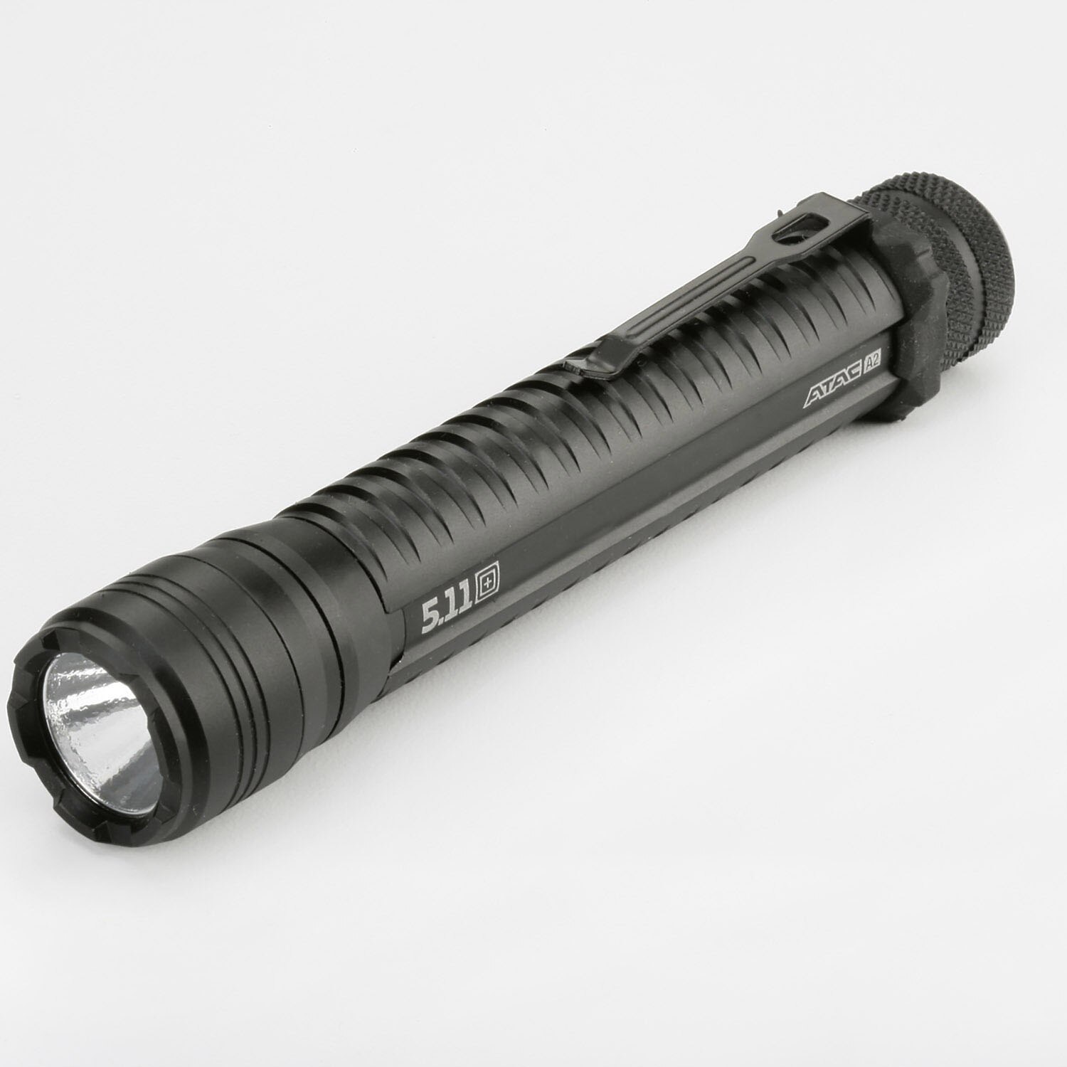 Flashlight, Tactical-Style, LED, 2 AAA, 6" Long