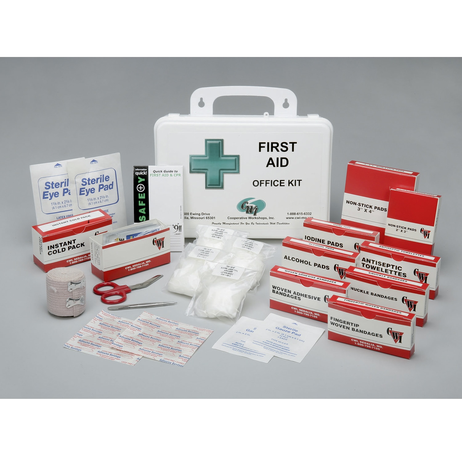 Kit, First Aid, Office, 10-15 Person