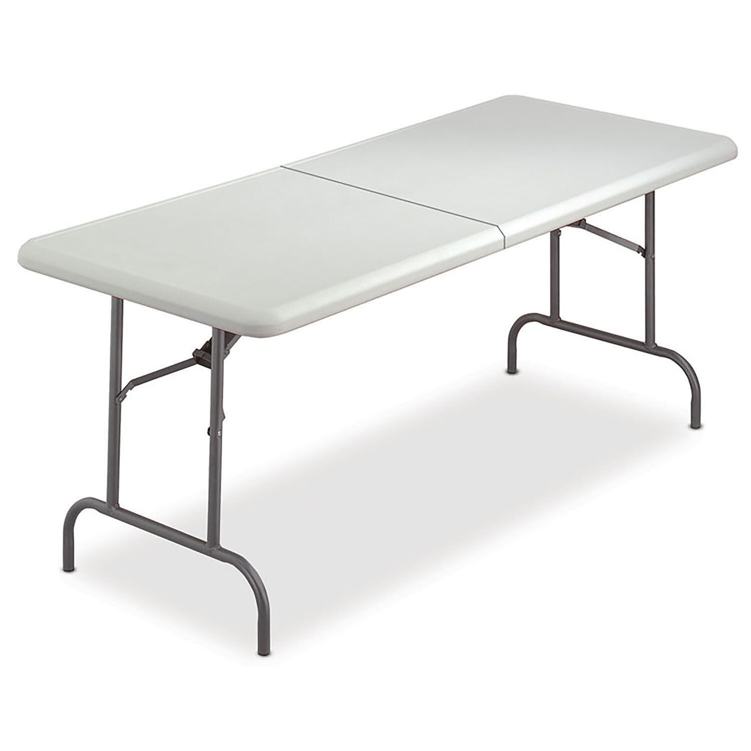 Table, Bi-Fold, Blow-Molded, Platinum, 30" x 72"