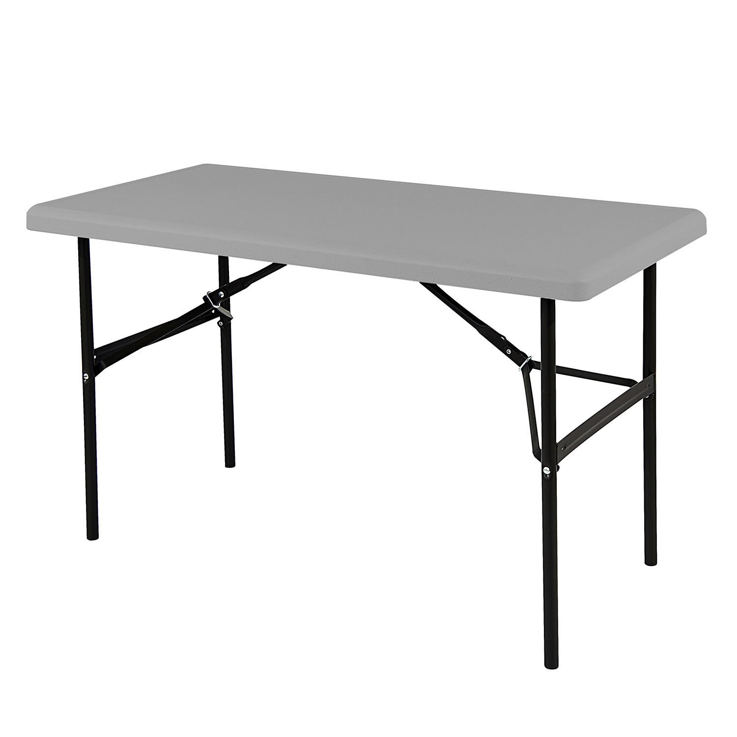 Table, Folding, Blow-Molded, Charcoal, 30" x 96"