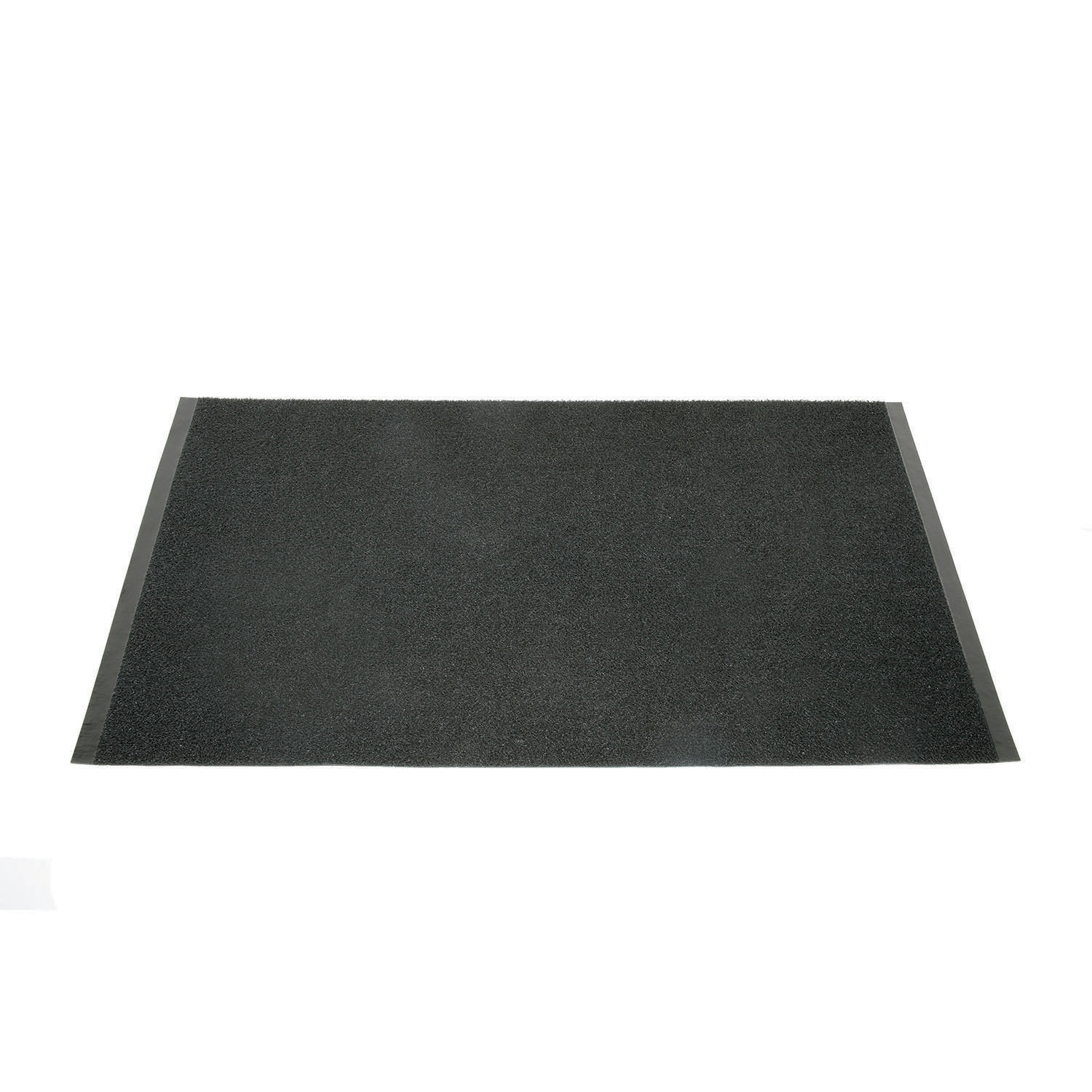 Mat, Floor, Loop Scraper, Vinyl, Black, 3' x 5'