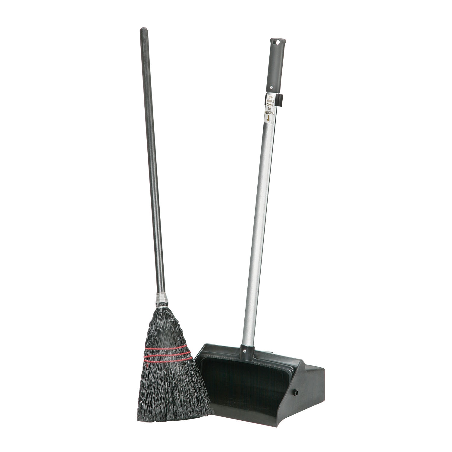 Dustpan, 32", Aluminum Handle