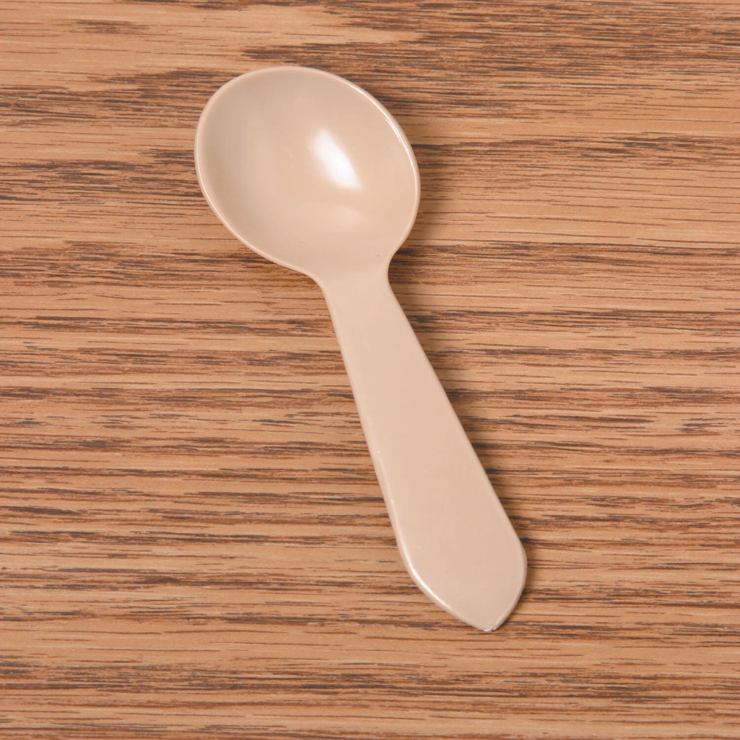 Spoons, Plastic, Type IV High Impact, Tan, 5"