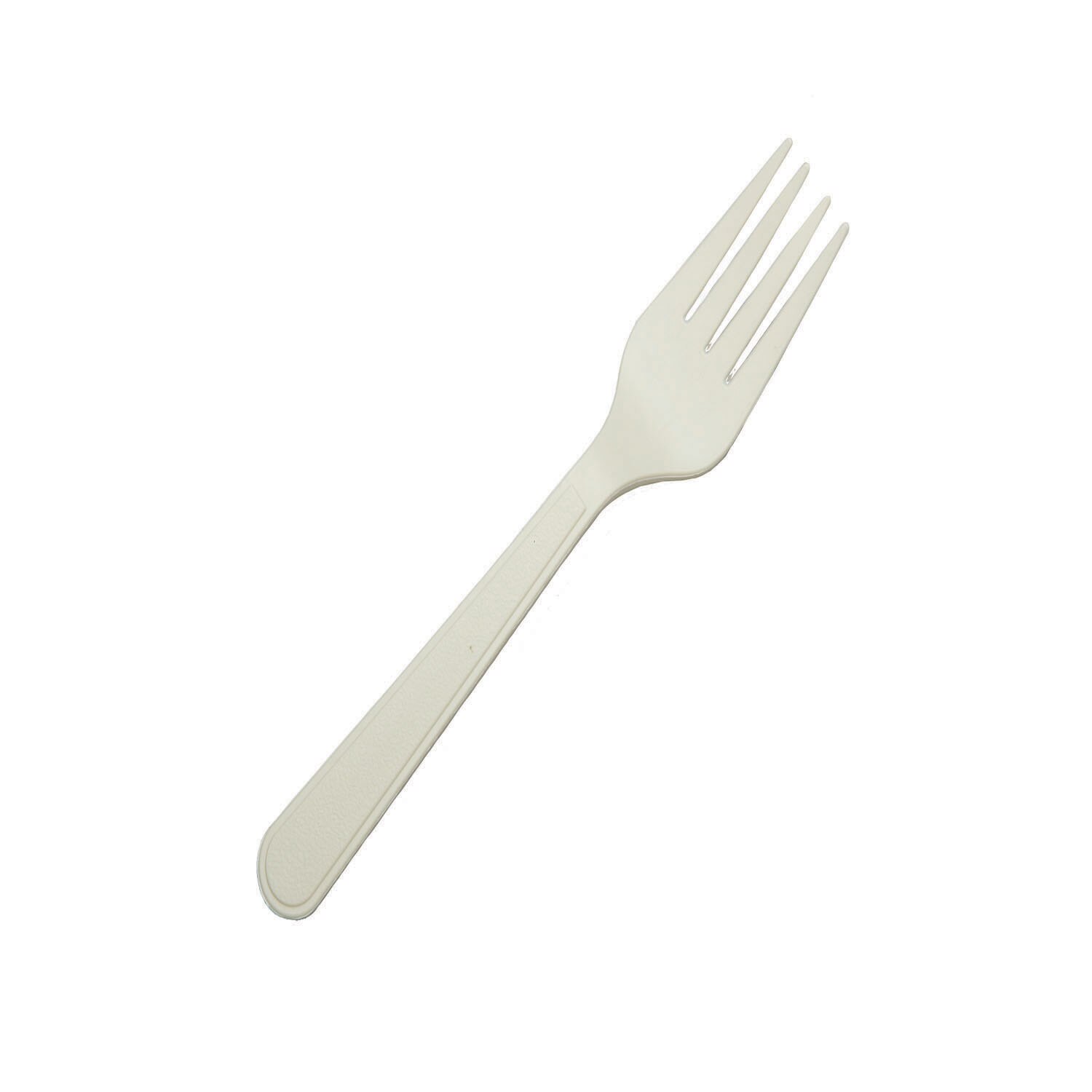 Cutlery, Fork, Biobased, Tan