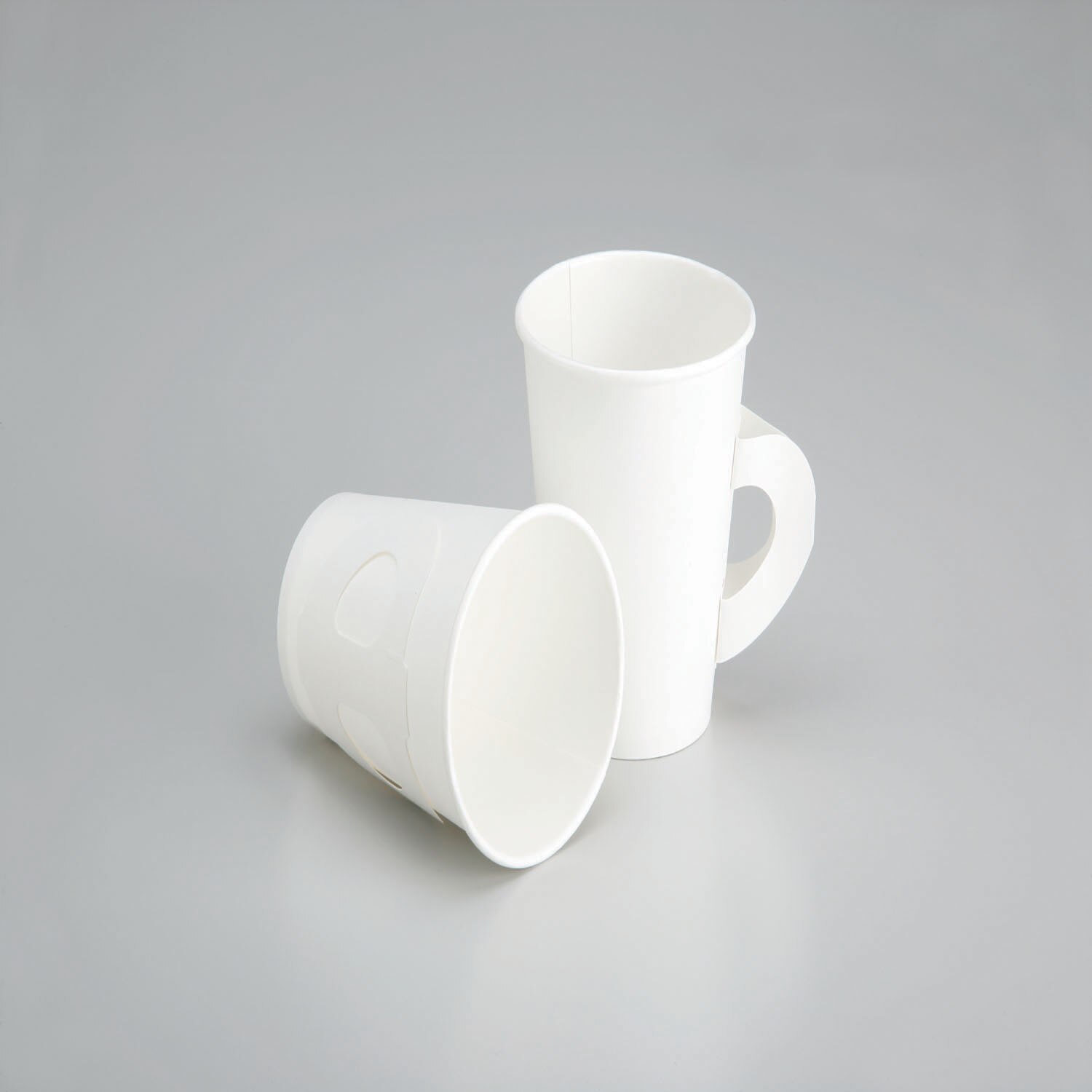 Cup, Paper, Biobased, Biodegradable, Hot, Tall Style, White, 8 oz, with Handle