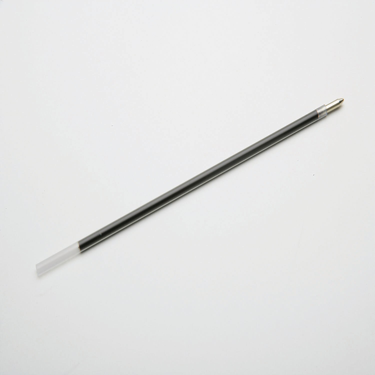 Refill, Rubberized Ballpoint Stick Pen w Chain, Black Ink, Medium Point