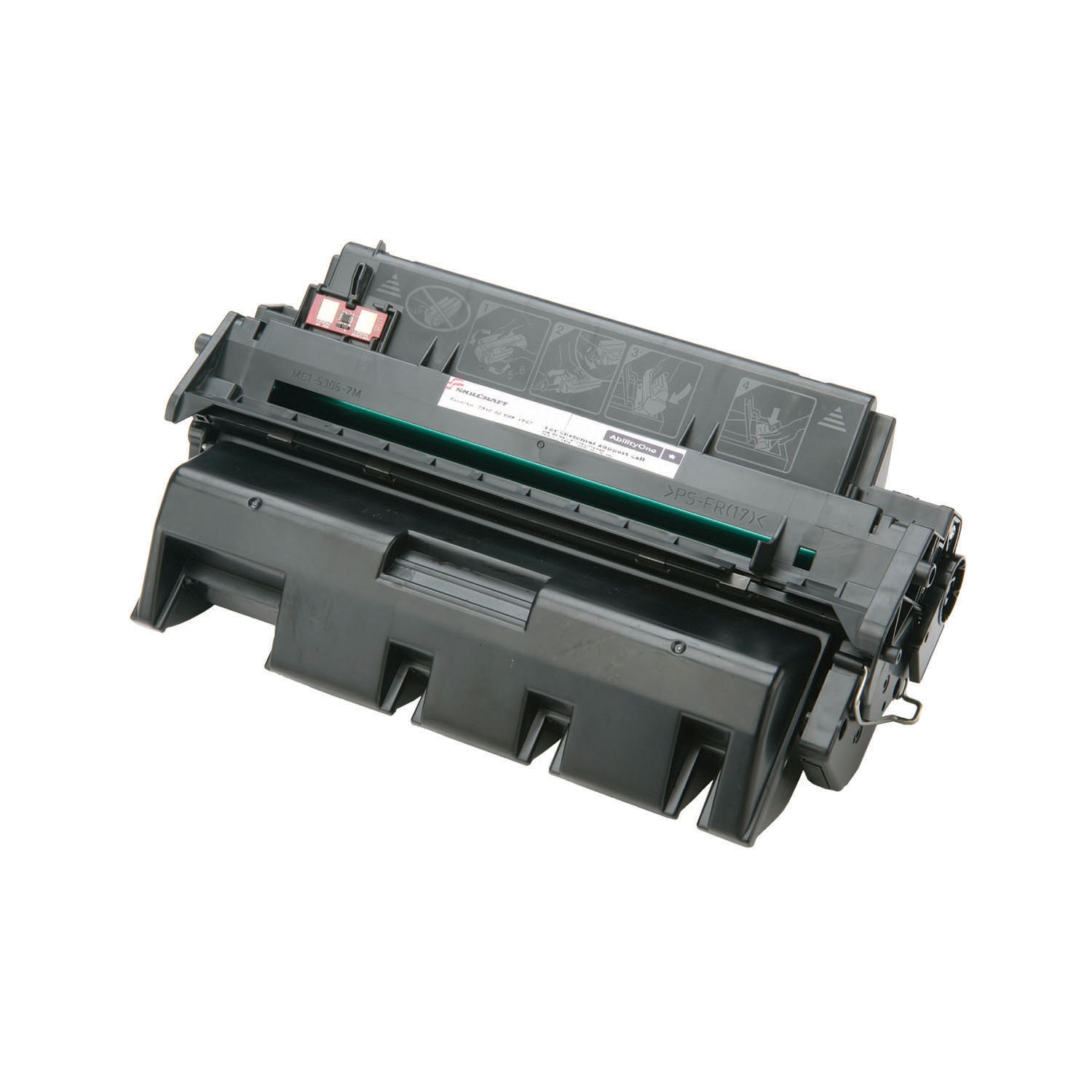 Cartridge, Toner, Monochrome Laser Printer, Double Yield, HP 64A/64X Compatible, Black
