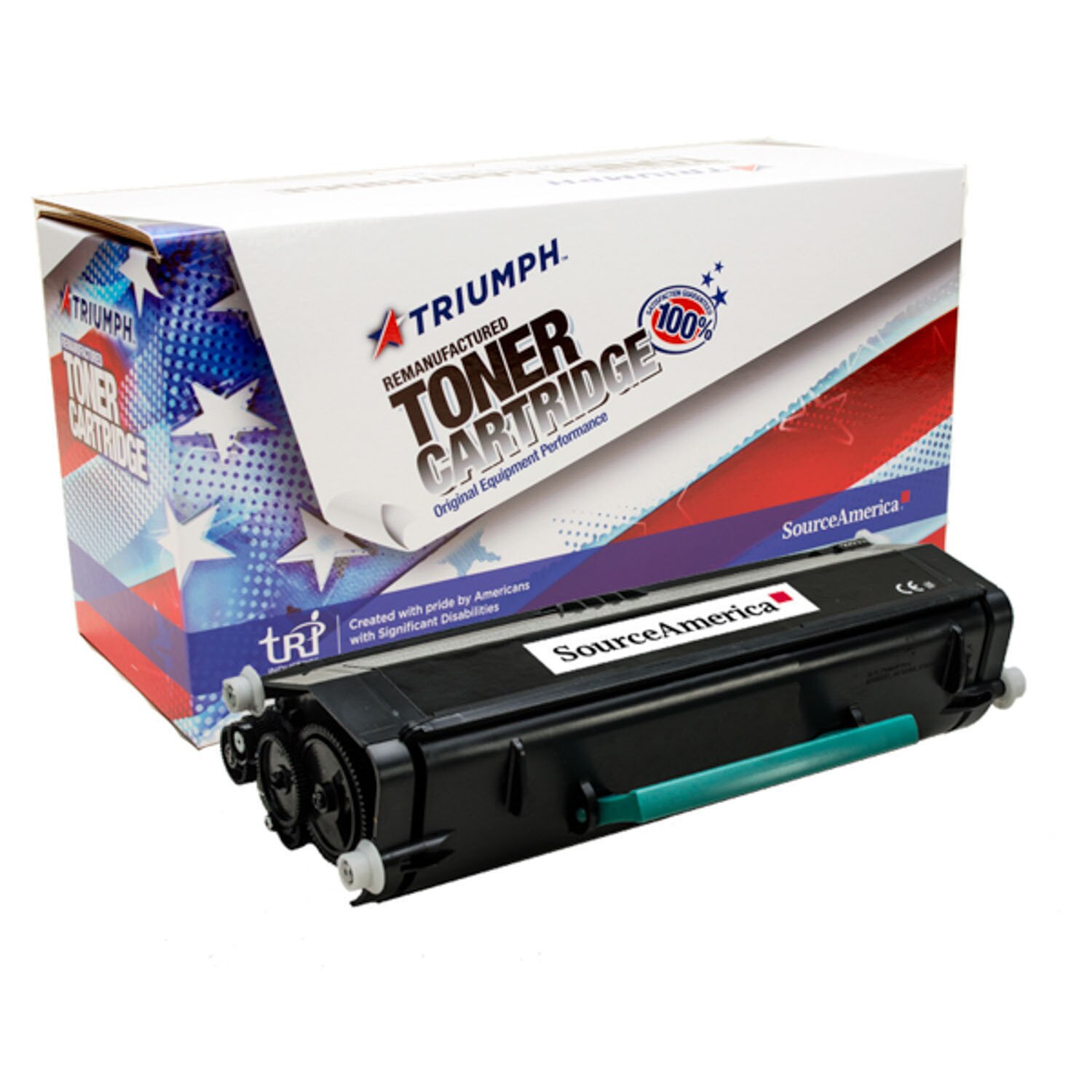 Toner Cartridge, Remanufactured Lexmark E260/E360/E460/E462 Series Compatible