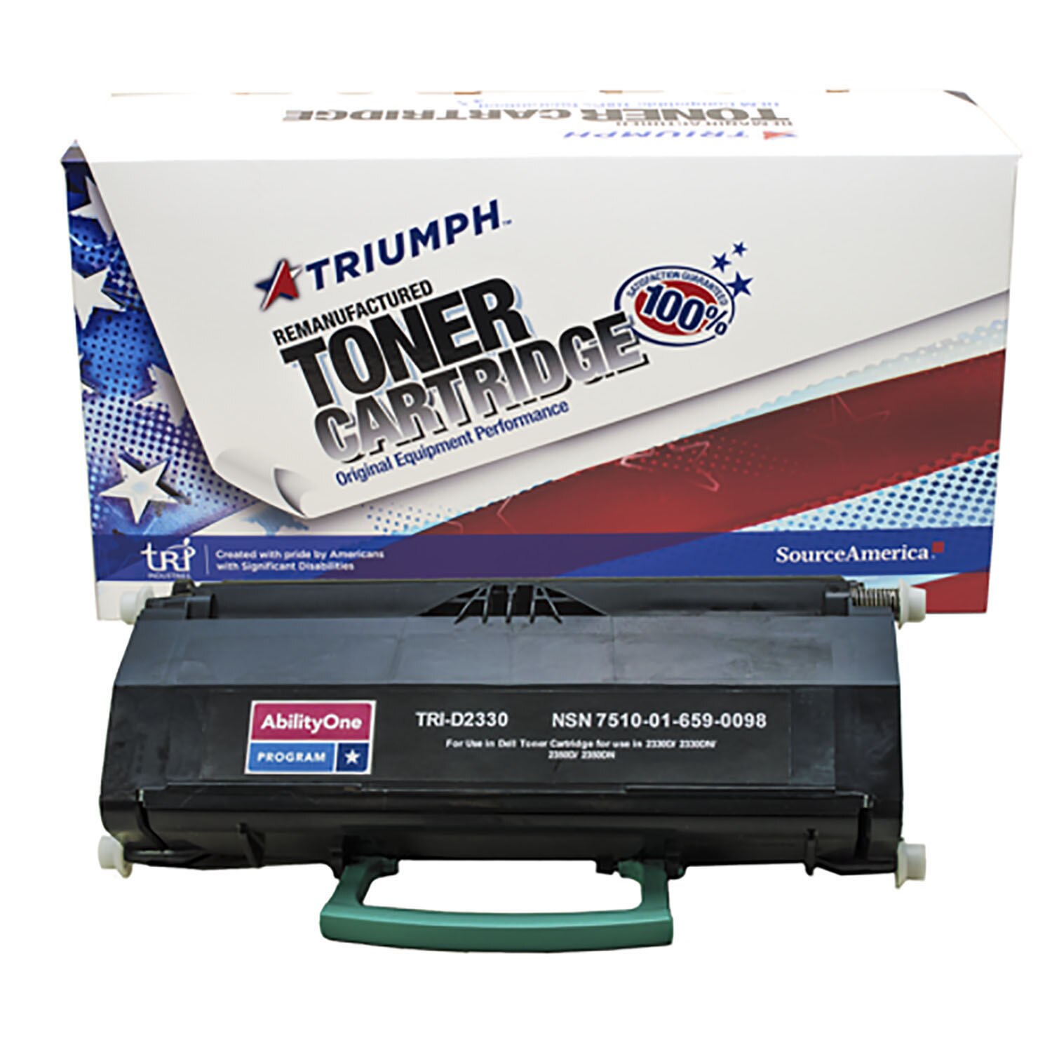 Toner Cartridge, Remanufactured Dell 2330d/2330dn/2350d/2350dn Series Compatible
