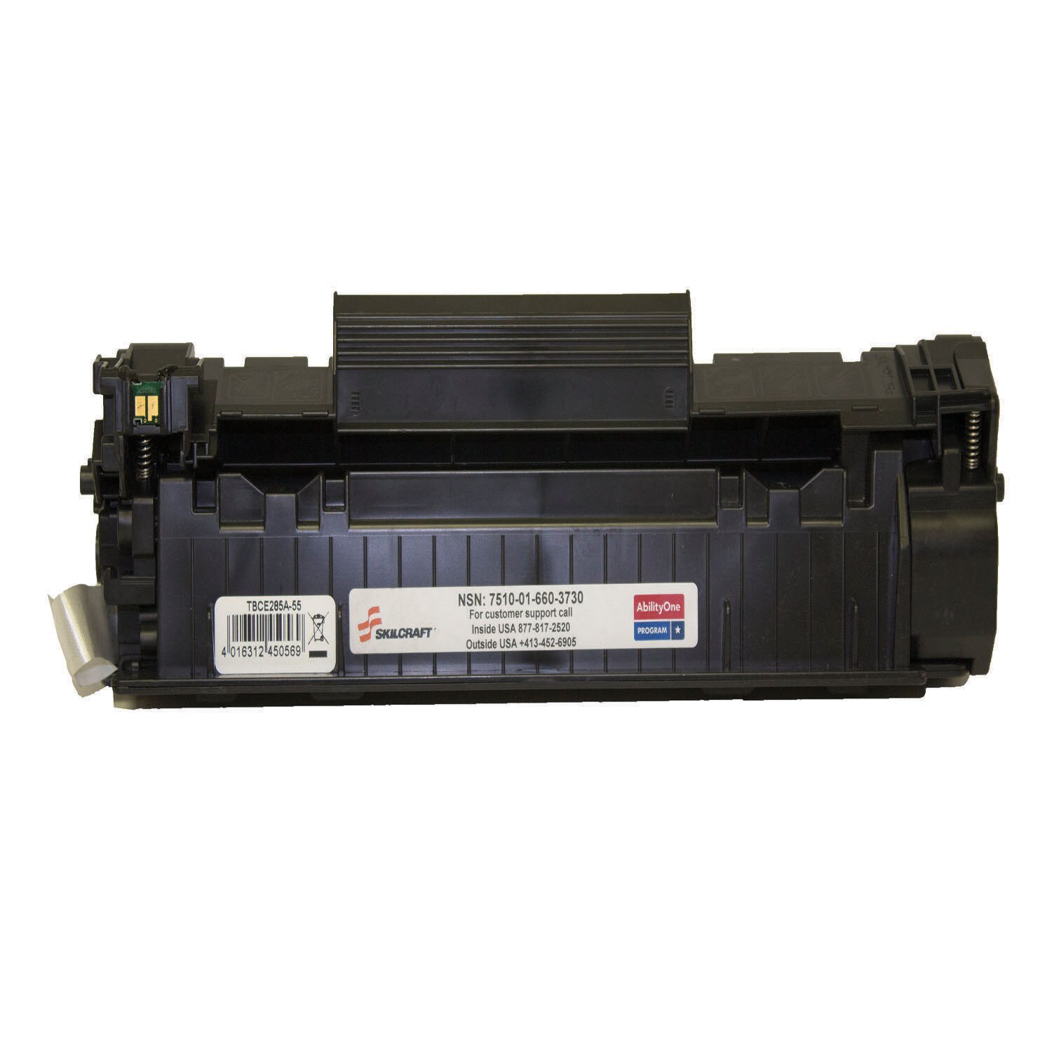Toner Cartridge, Remanufactured, Standard Yield, Black, HP LaserJet 1102 Compatible