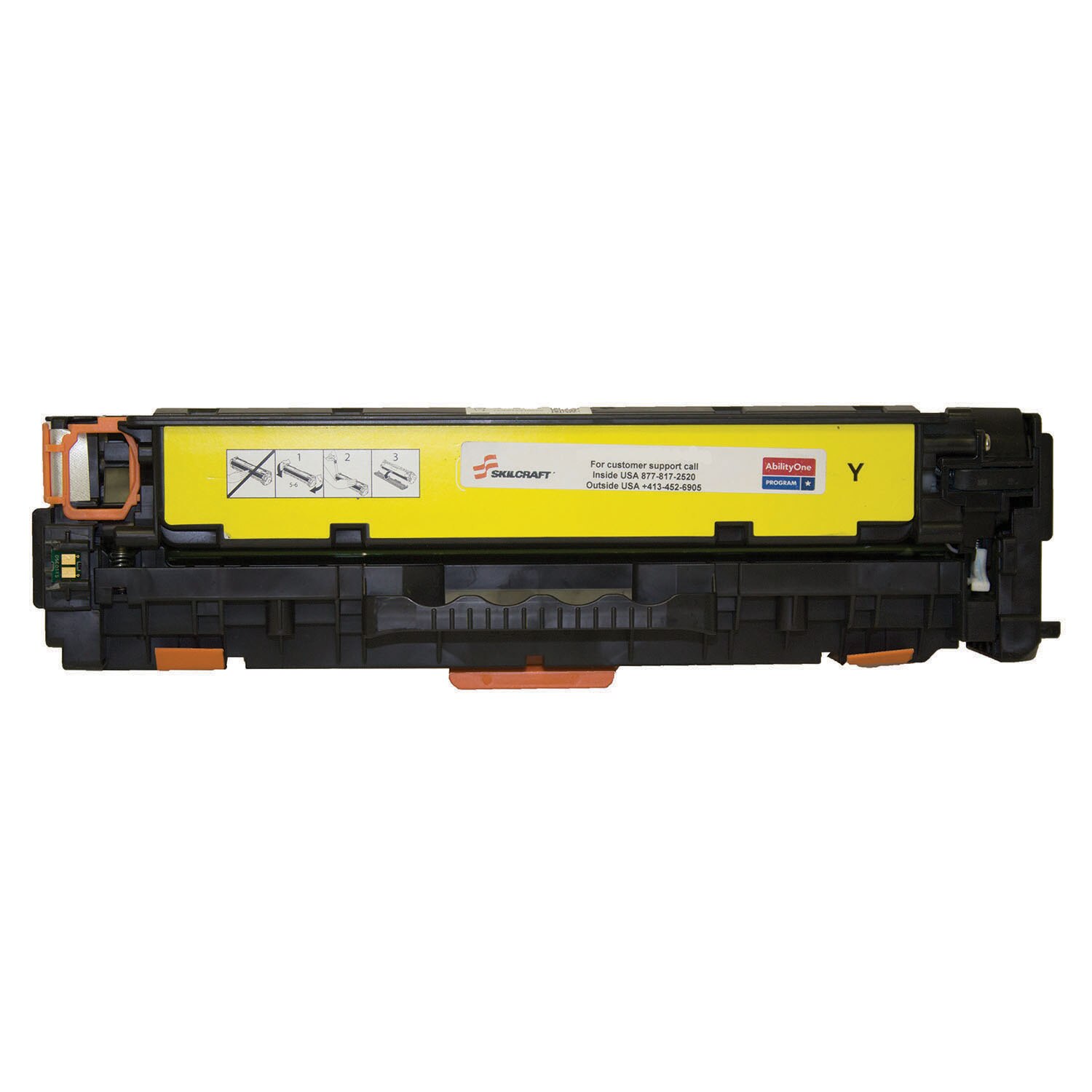 Toner, Remanufactured, LaserJet, Standard Yield, Compatible w/HP CM2320MFP & other printers, Yellow