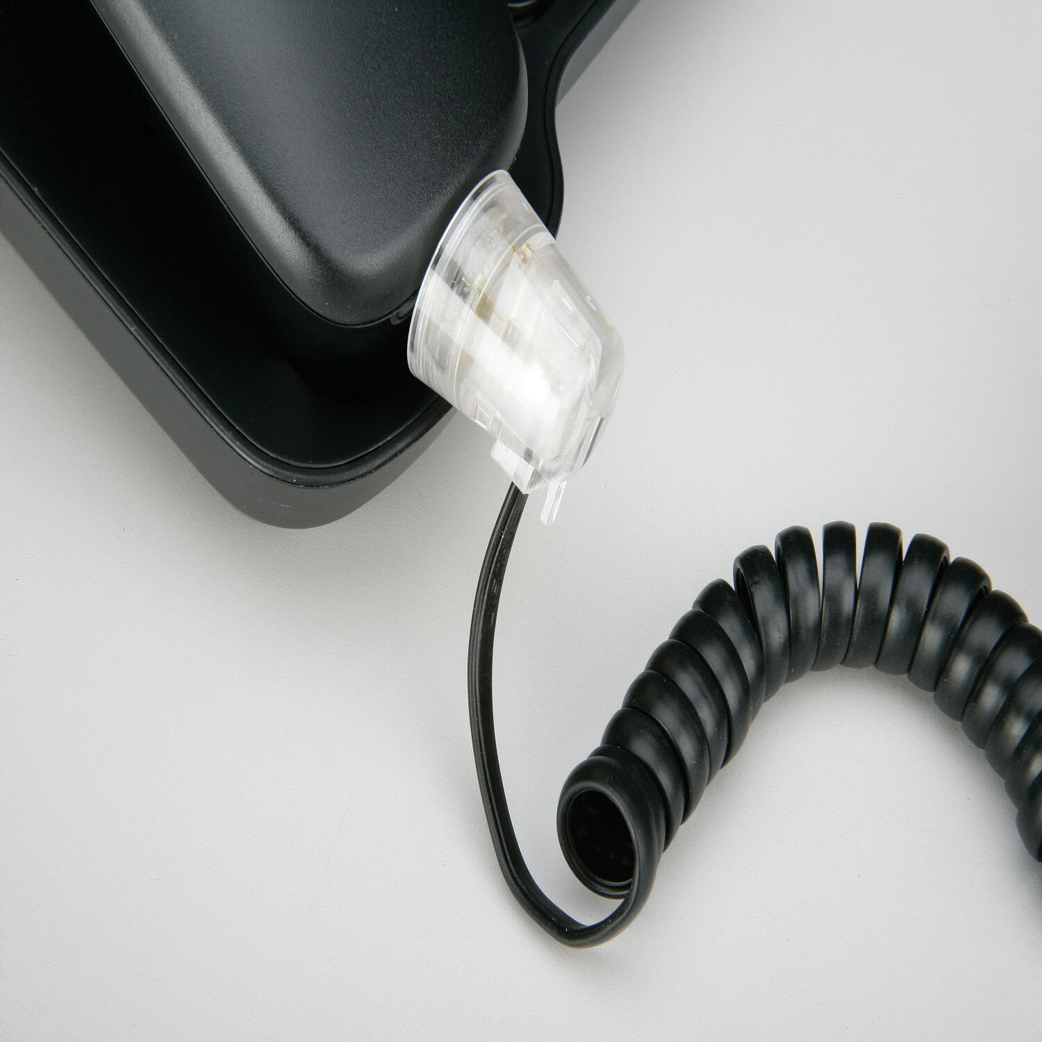 Cord Connector/Rotator, Telephone, Detangler, Clear