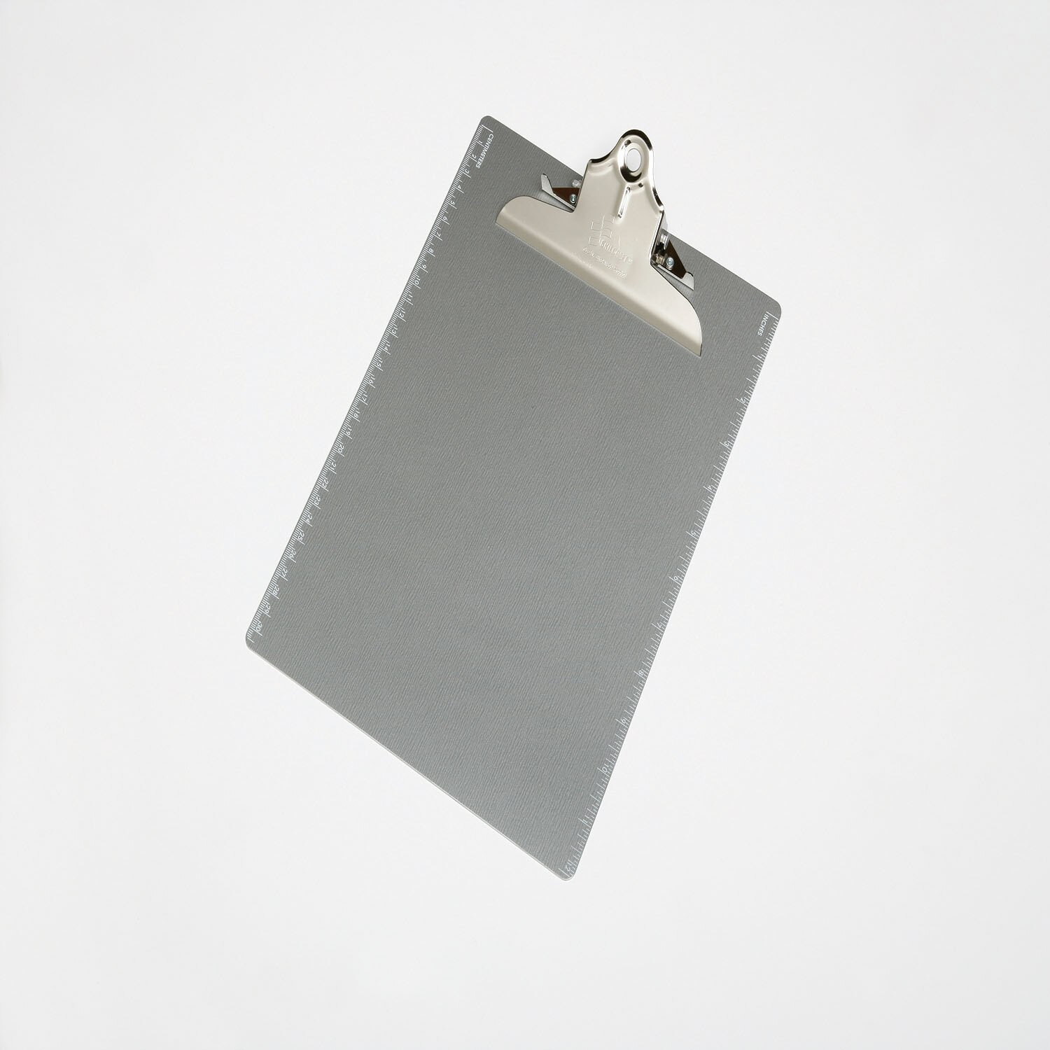 Clipboard, Aluminum, Recycled with Ruler, 9" x 12"