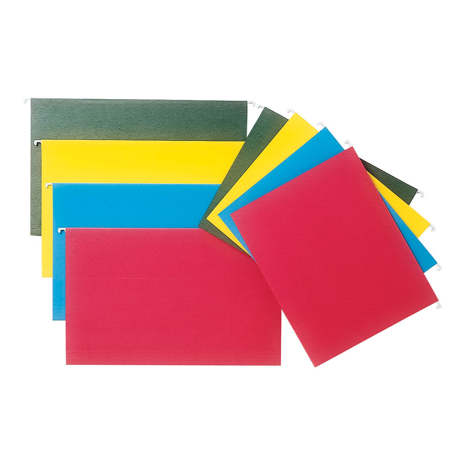 Folder, File, Hanging, 1/5 Cut Tabs, Recycled, Red, Letter