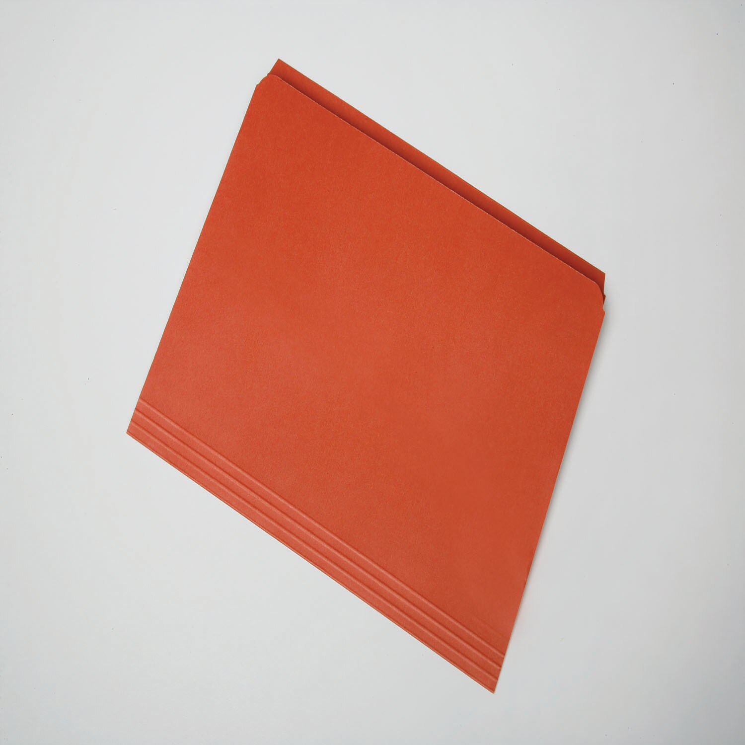 Folder, File, Straight Cut, Orange, Letter