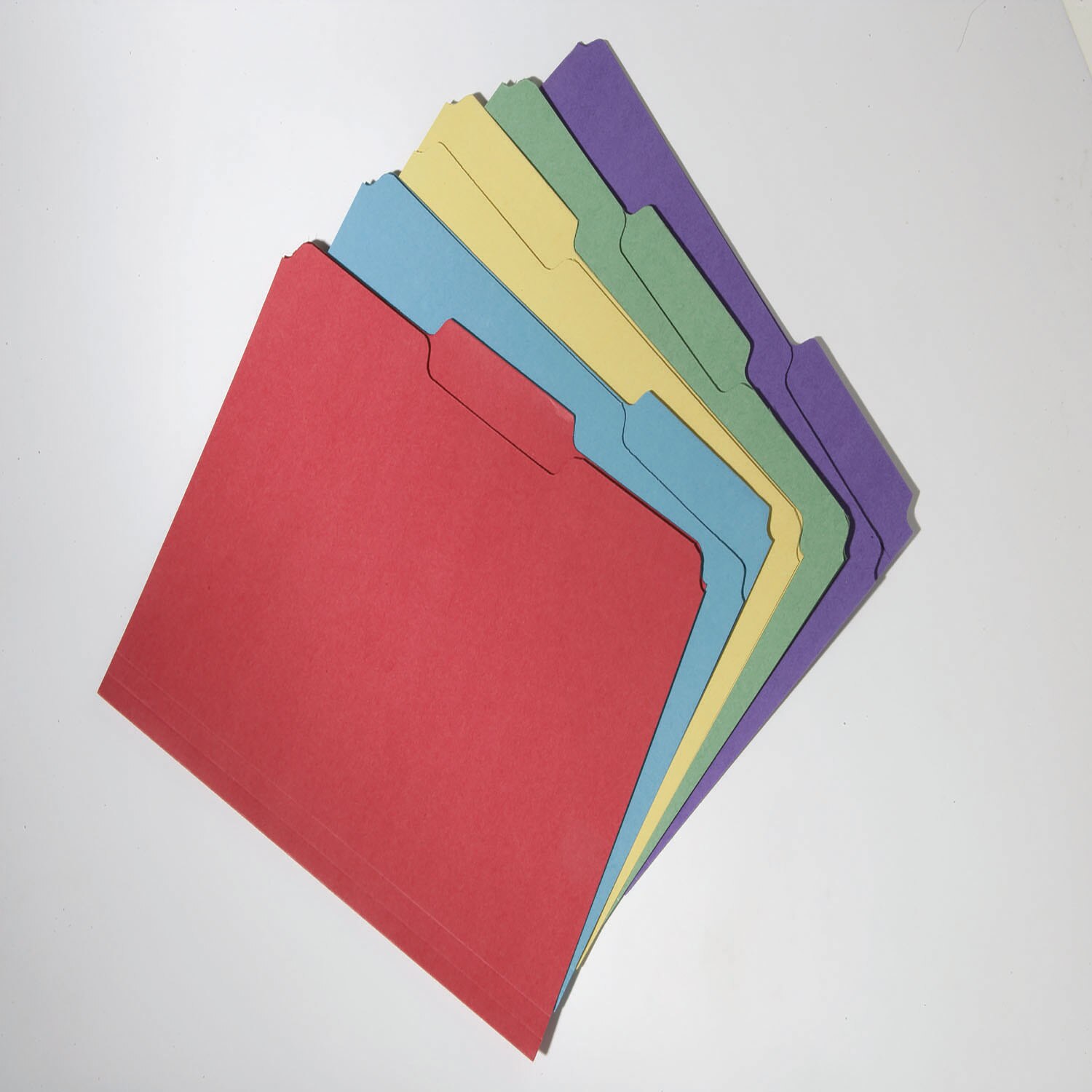 Folder, File, 100% Recycled, 60% PCW, Double Ply, Assorted Colors, Letter