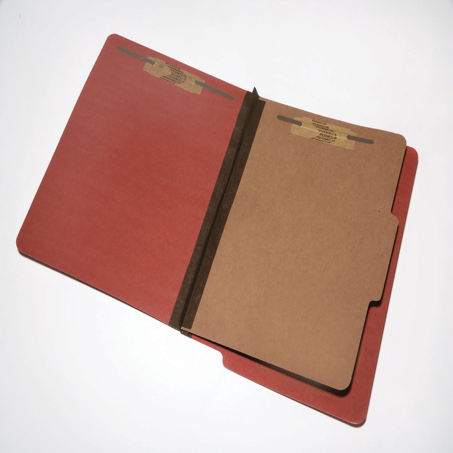Folder, File, End Tab, Classification, 1 Divider, 4 Part, Earth Red, Letter