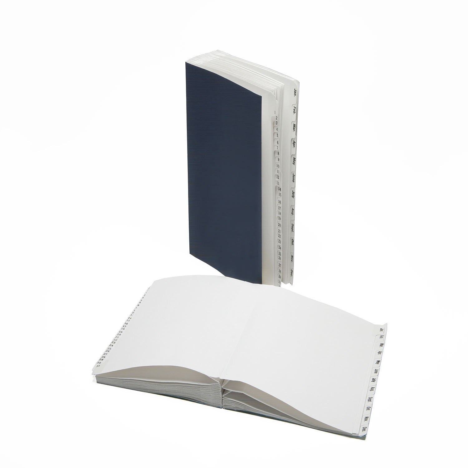 File Sorter, Day and Month, #1-31 & JAN - DEC, Pressboard, Blue