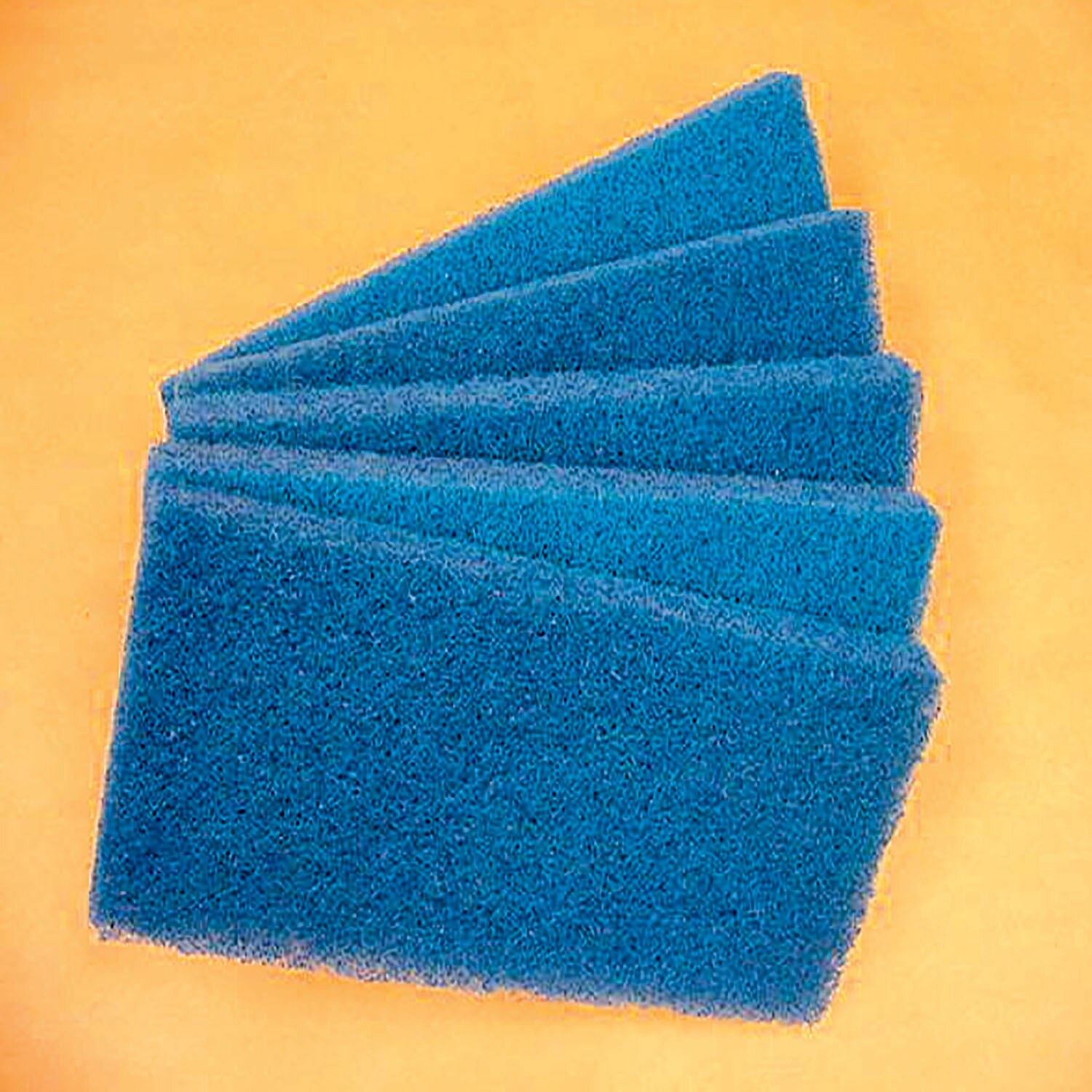 Pad, Baseboard Scrubber, Polishing, Blue, 4-3/4" x 10"