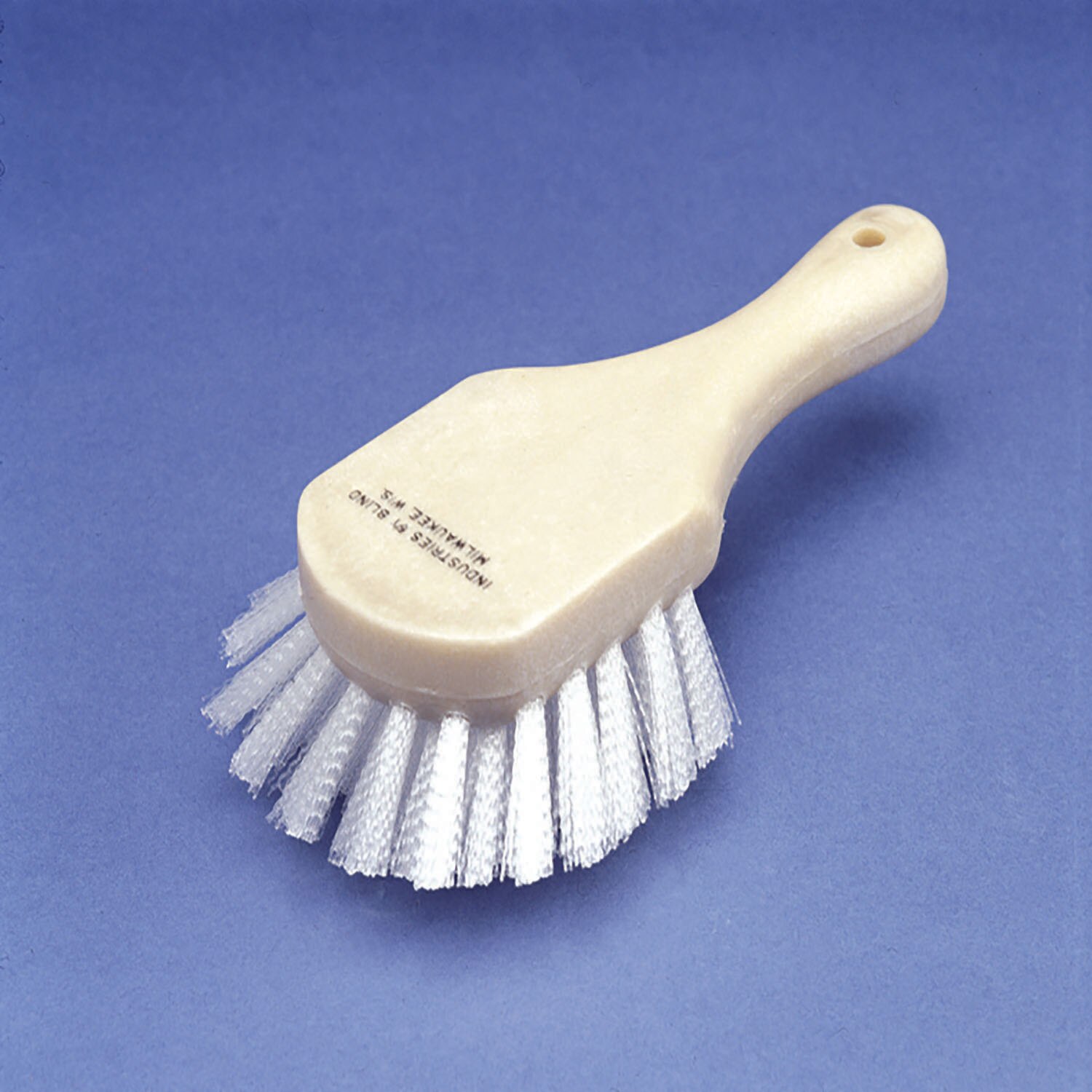 Brush, Scrub, All-Purpose, White Bristles, 3 x 3-3/4"