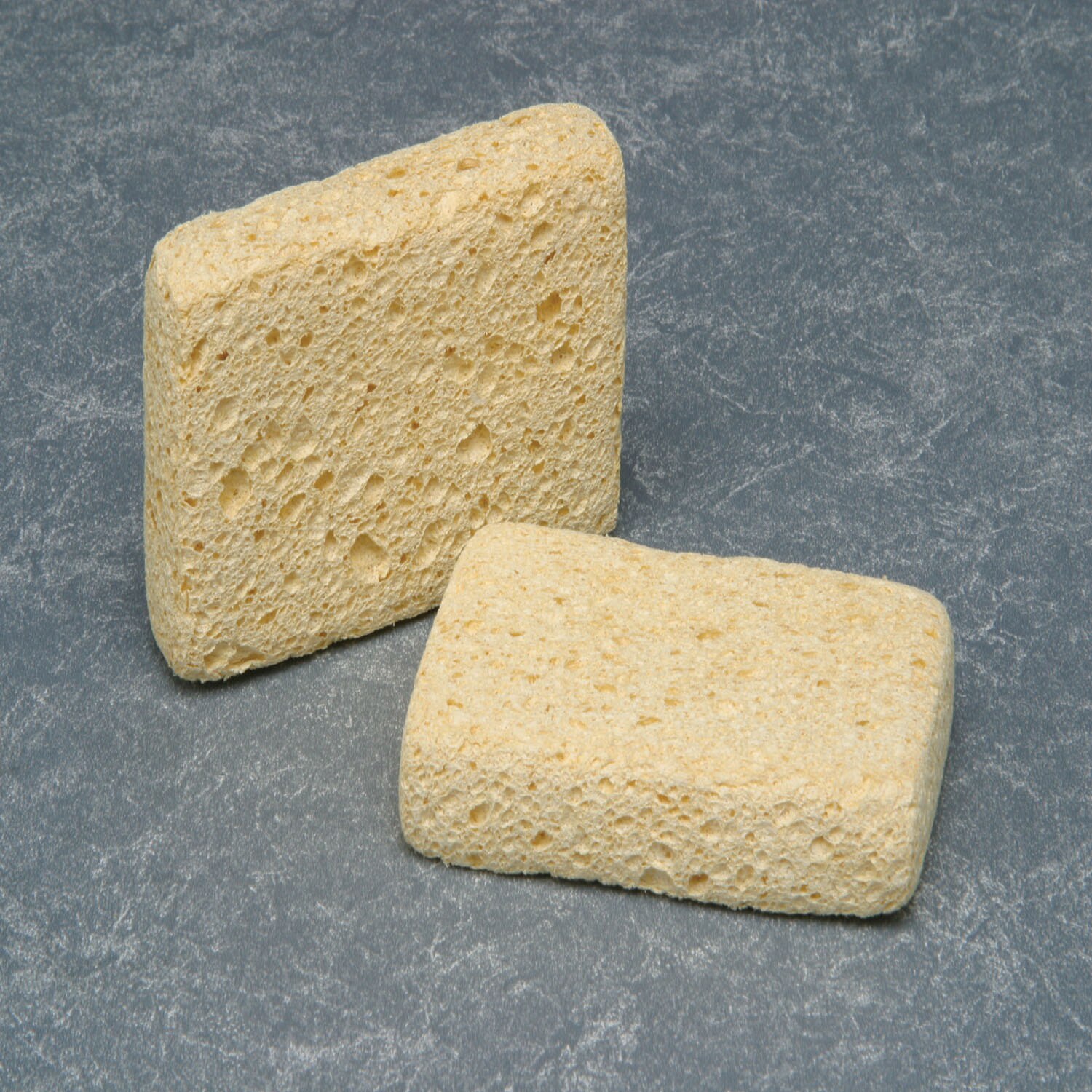 Sponge, Cellulose, Coarse-Textured, Uncompressed, Natural, 2-3/4" x 4-3/8" x 1-3/8"