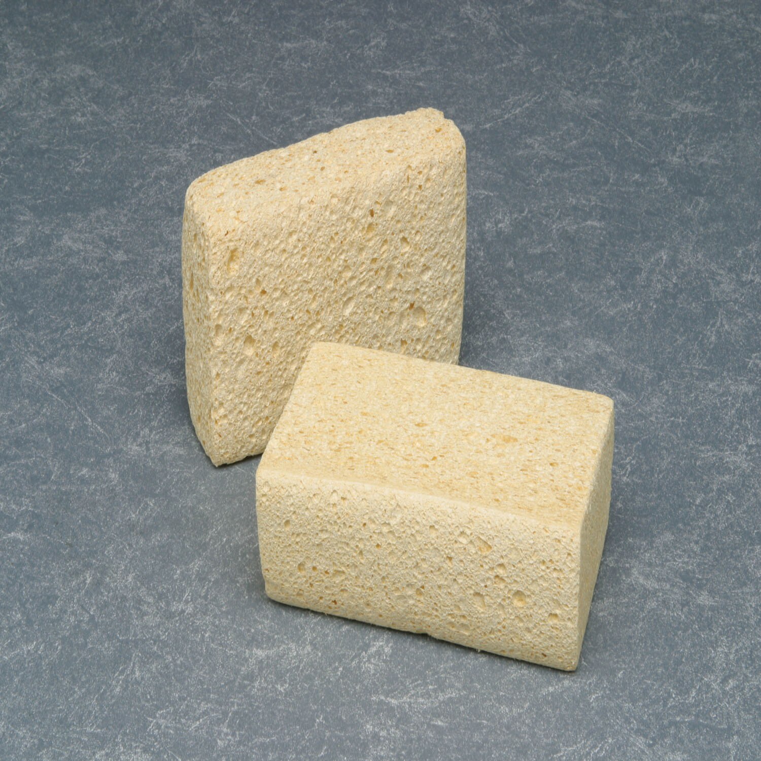 Sponge, Cellulose, Coarse-Textured, Uncompressed, Natural, 4-1/4" x 6-1/4" x 2-1/8"