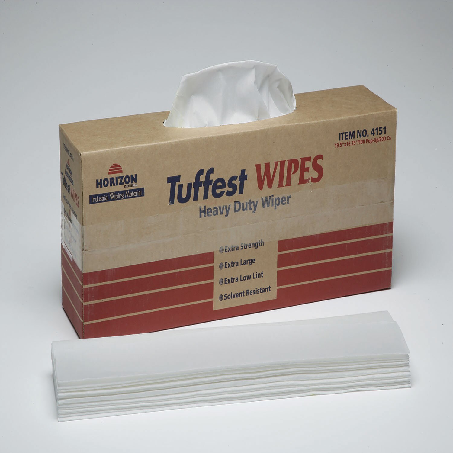 Towel, Cleaning, Solvent, Heavy Duty, White, 19-1/2" x 16-3/4"