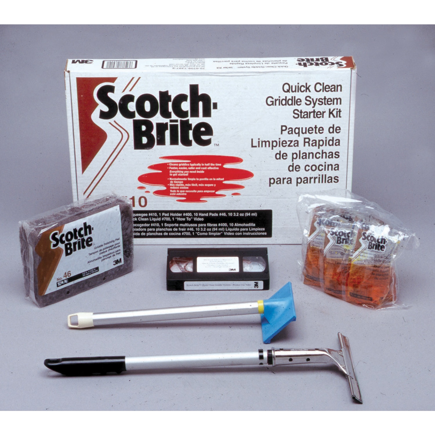 Cleaner, Griddle, Handle, 12"