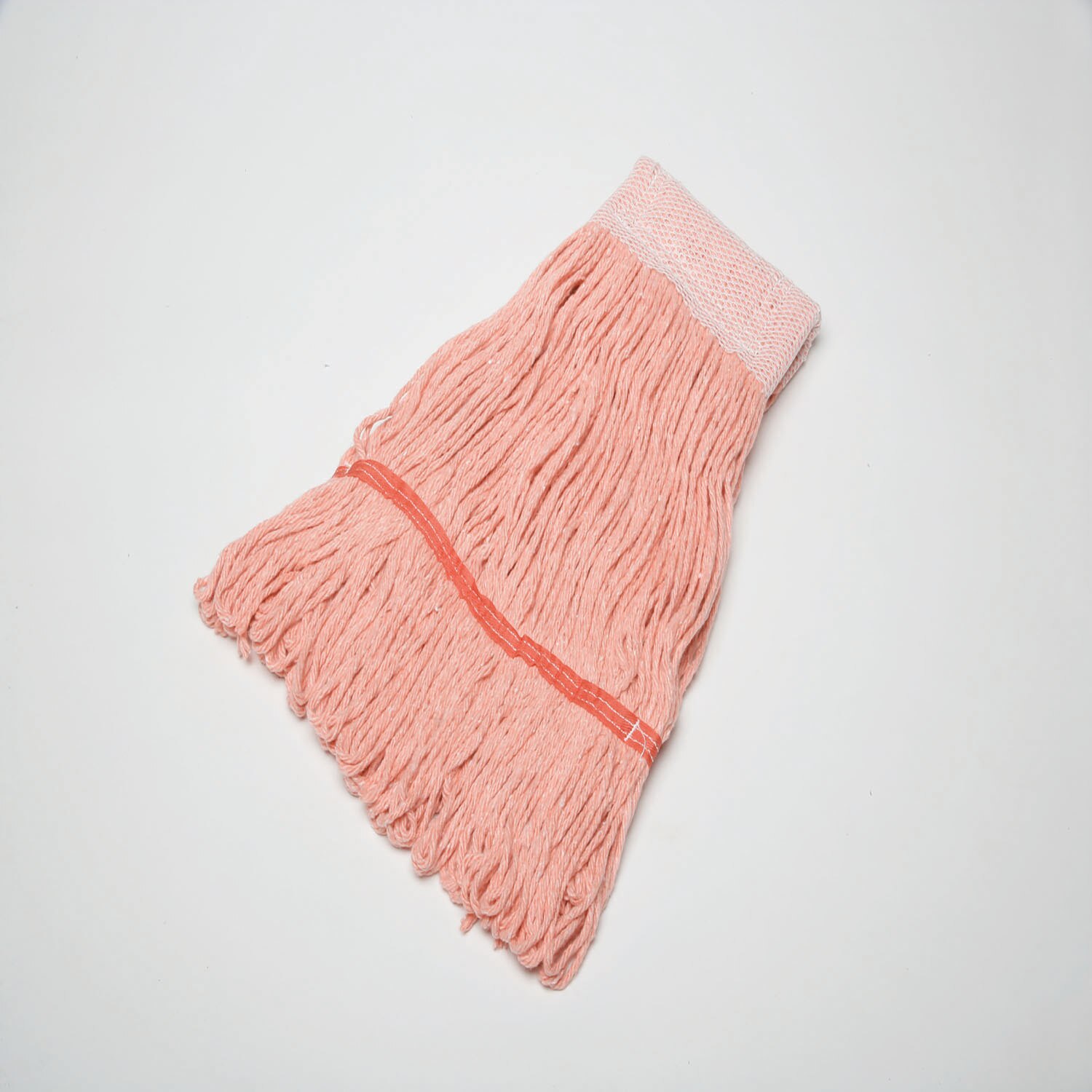 Mop Head, Wet, Looped-End, Anti-Microbial, 16 oz., Orange