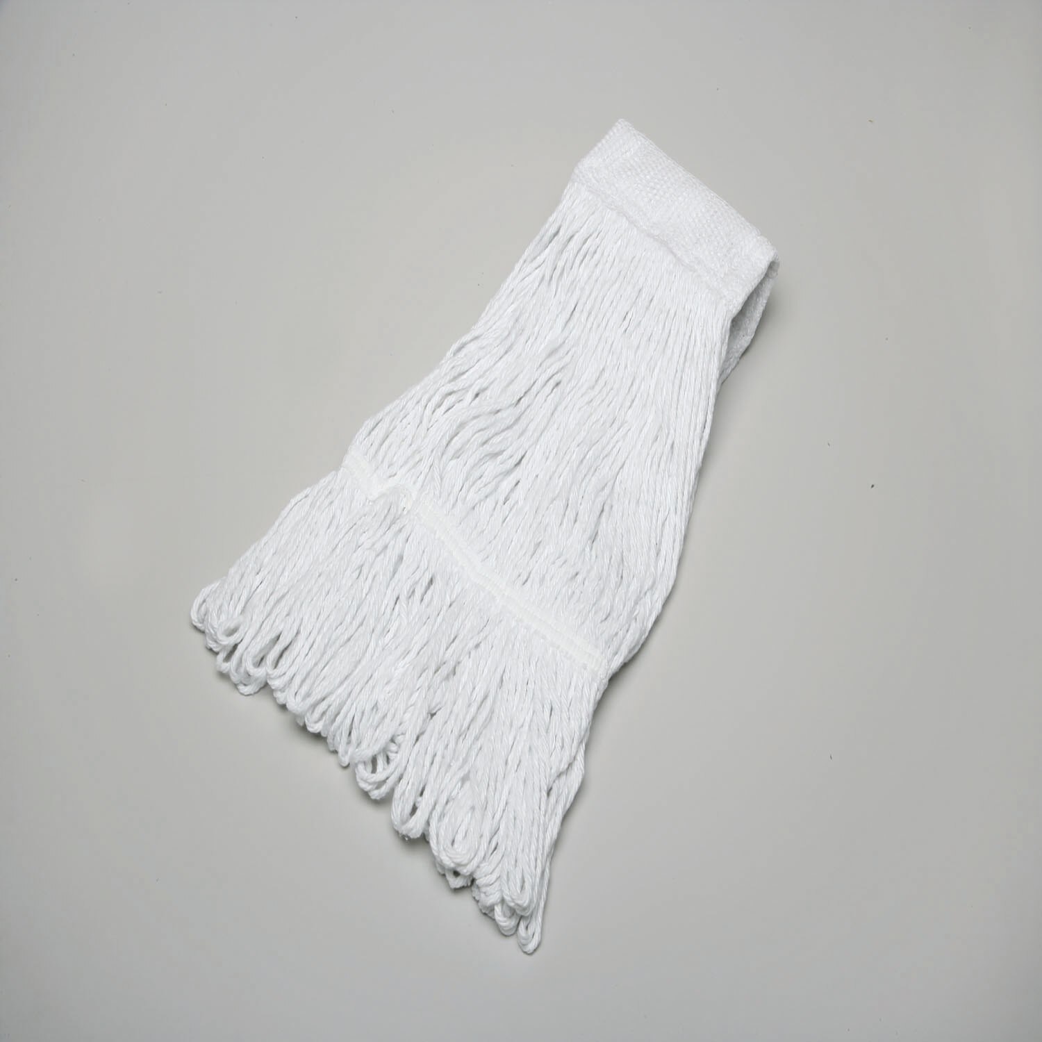 Mop Head, Wet, Looped-End, Anti-Microbial, 16 oz., White