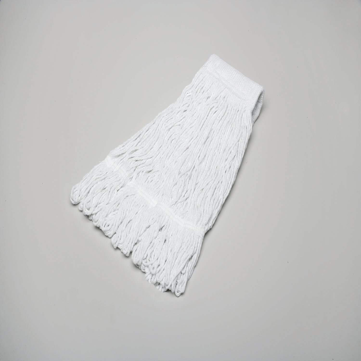 Mop Head, Wet, Looped-End, Anti-Microbial, 20 oz., White