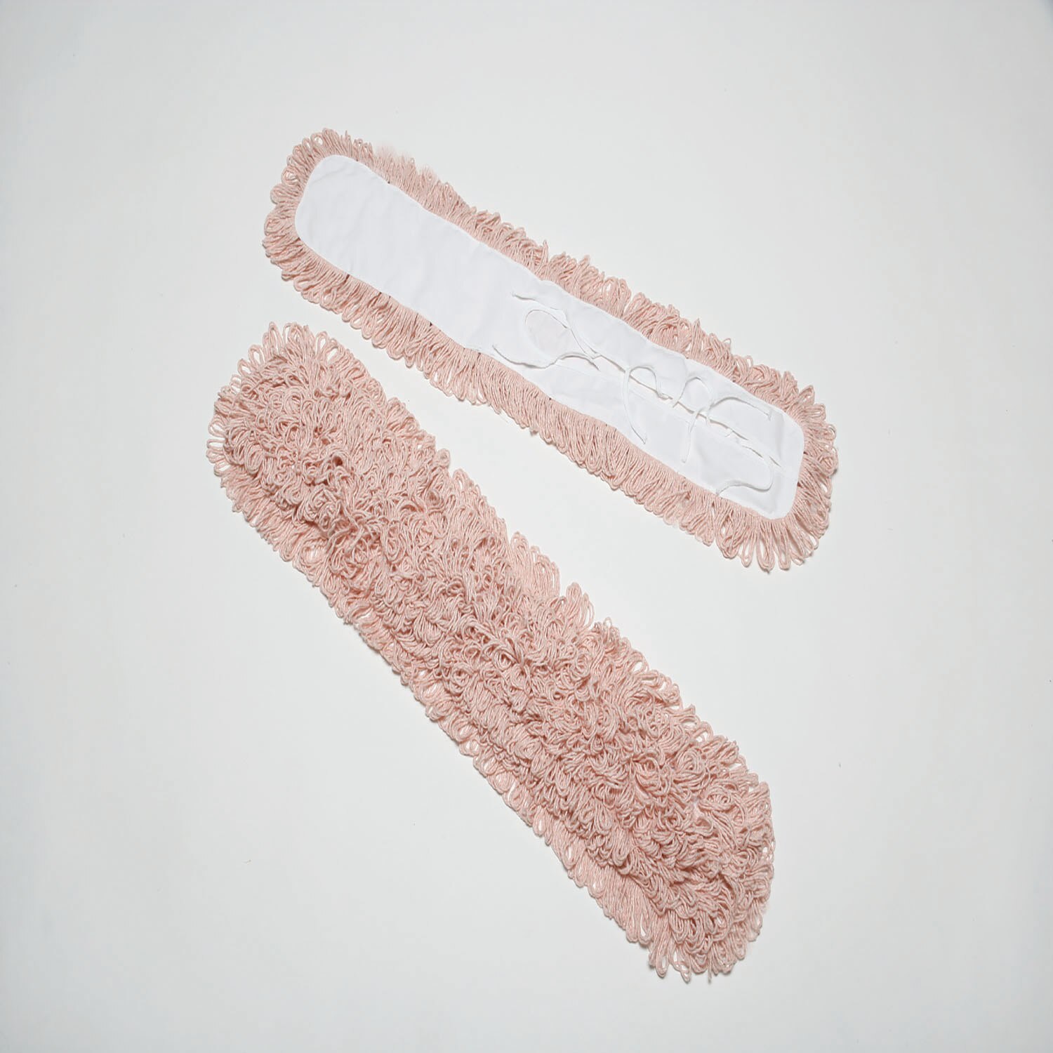 Mop Head, Dust, Looped-End, Anti-Microbial, 5" x 36", Orange